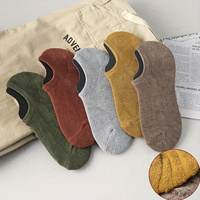5/10 Pairs  Man High Quality Comfortable Breathable  Short Socks Casual Fashion Low cut Ankle Socks
