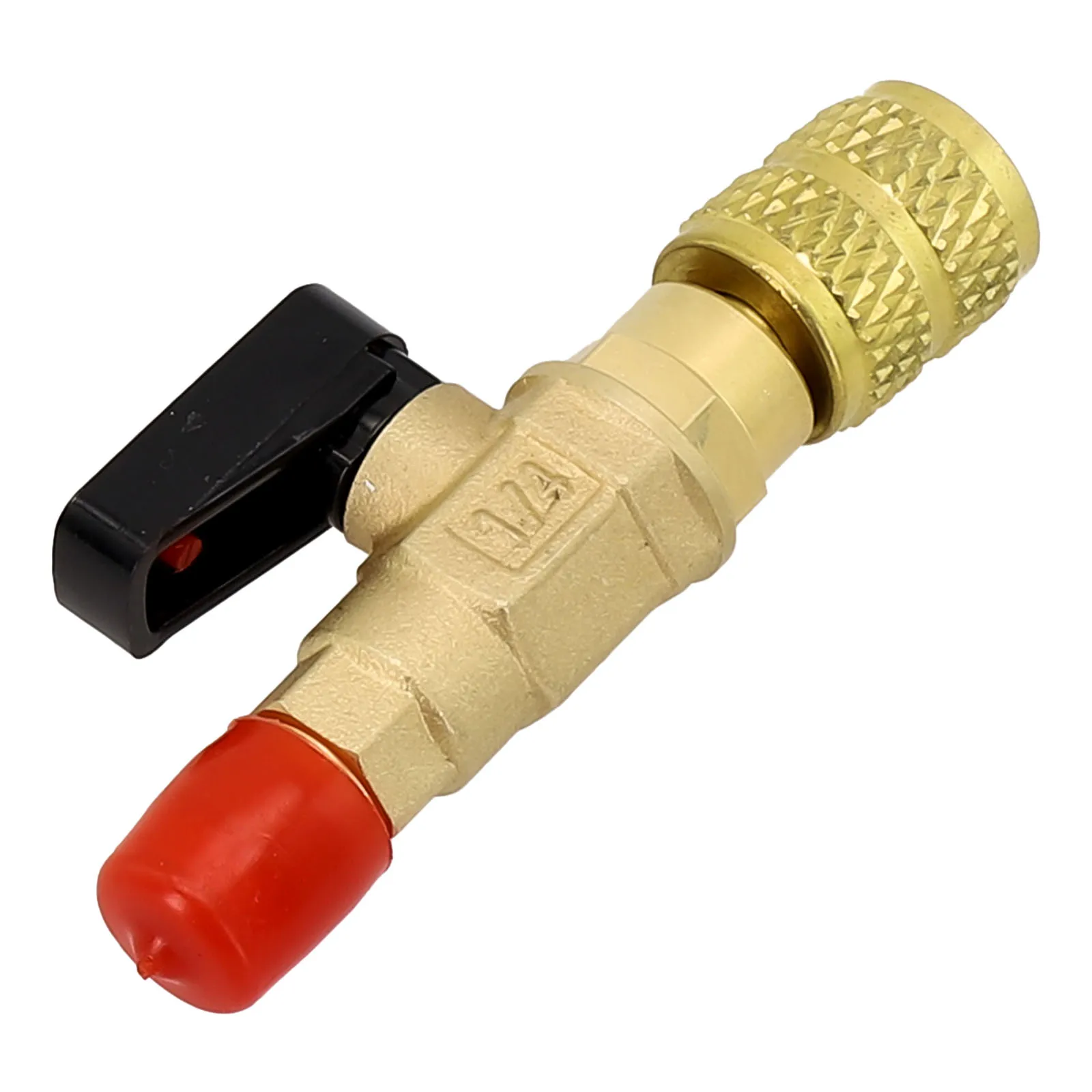 Parts Shut-off valve 1/2 for acme F X 1/4 for sae M Professional Refrigerant Replacement Right-hand Thread Tool Practiacl