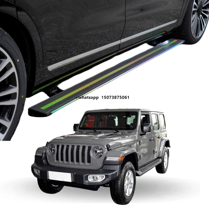 

Aluminum Alloy Electric Running Boards Accessories for Wrangler 2021 Electric Side Steps