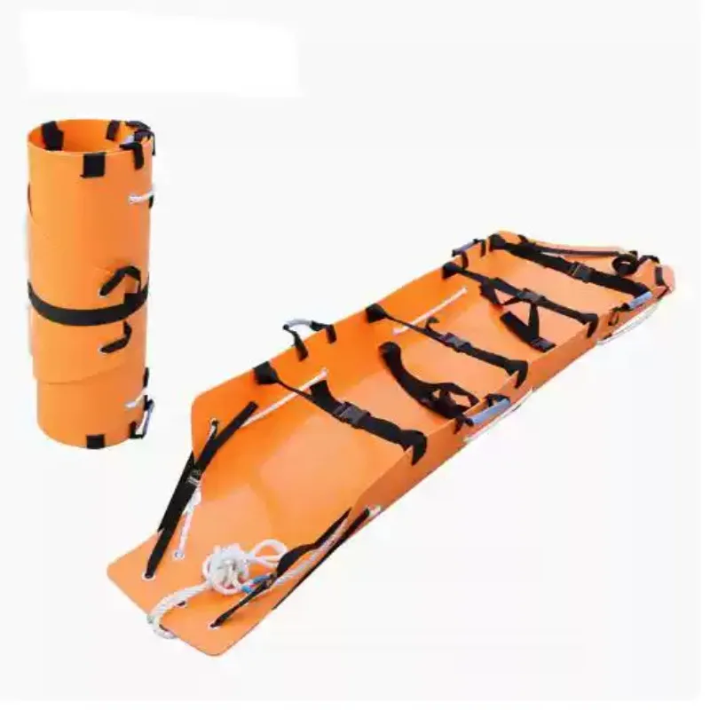 Multifunctional Roll-up Soft Stretcher Blue Sky Rescue Fire First Aid Mountain Folding Light Lifesaving Rescue Limb Fixation