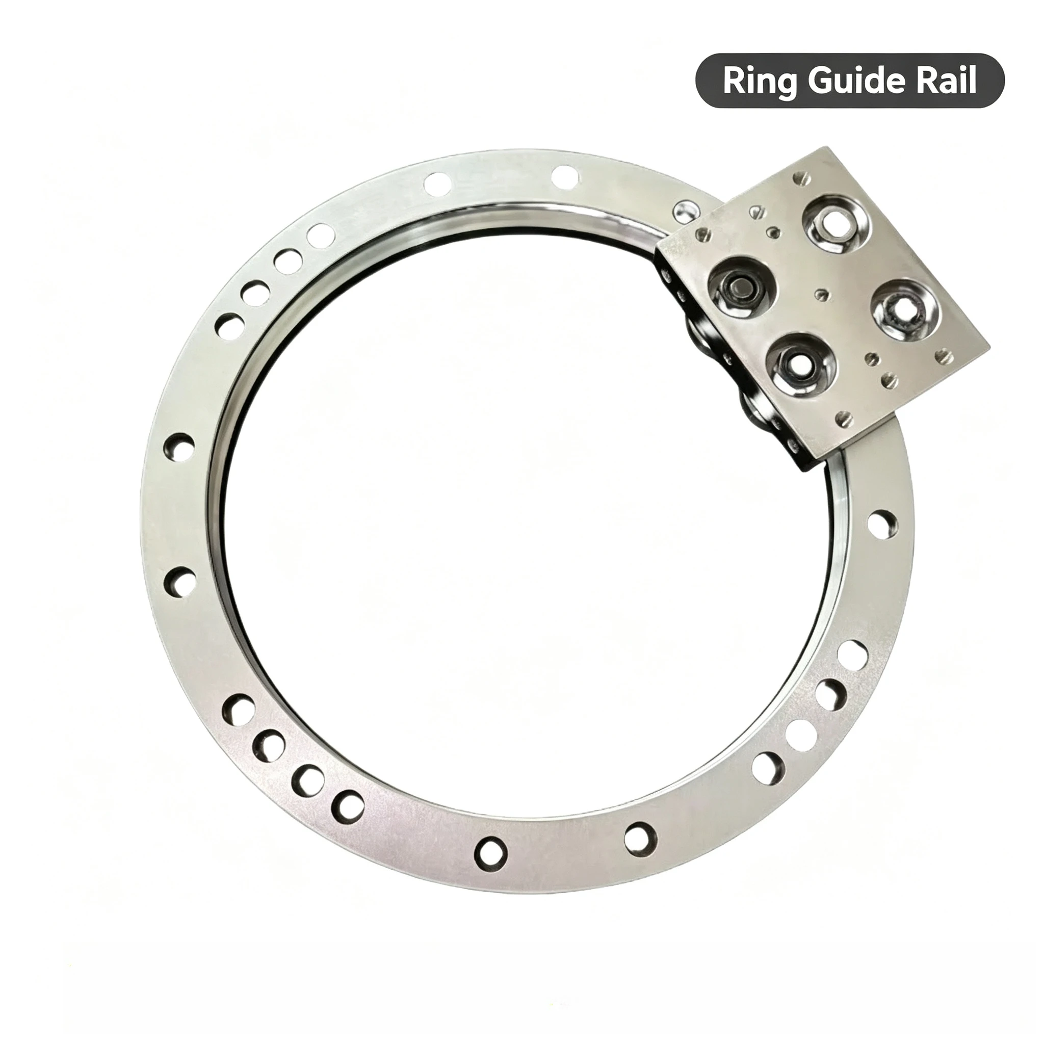 Stainless Steel High Precision Roller Guide T-Ring V-Ring Textile Machinery Ring Guide Spare Parts
