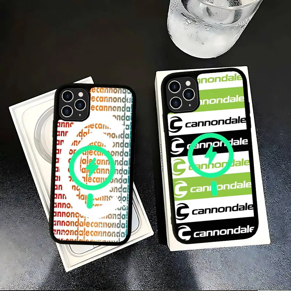 C-Cannondales Phone Case For IPhone 16 15 14 13 12 11 17 Pro Max Plus Magnetic Wireless Cover