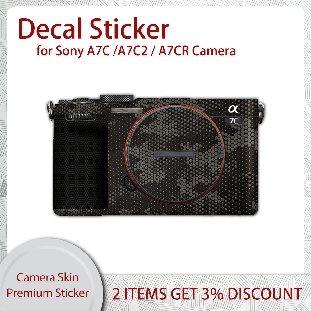 

A7CM2 A7CR Film Wrap Covered Cover Case for Sony Alpha 7C II Decal Skin A7C2 A7C A7CR Camera Skin Sticker A7CII Protective Film