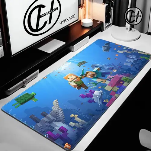Alfombrilla de ratón Gamer XL personalizada HD alfombrilla de ratón para el hogar alfombrillas de escritorio m-minecraftS mesa de oficina alfombra Gamer alfombrilla de ratón de goma Natural
