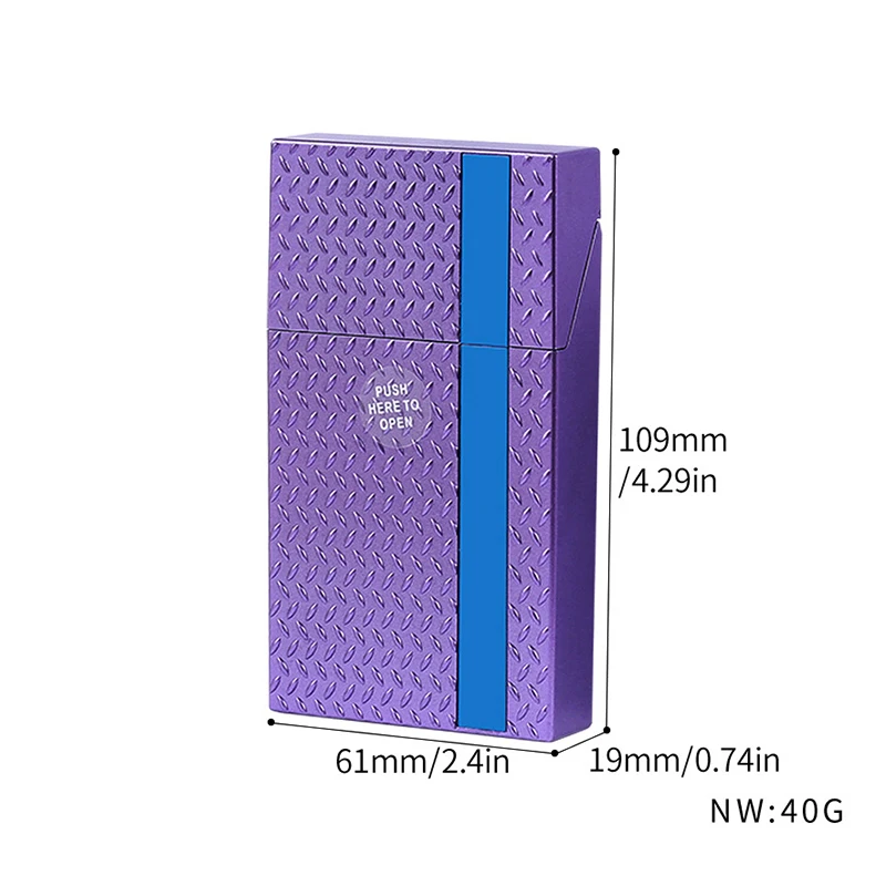 Cigarettes Case Holder Slim 20-piece Cigarette Box Storage Small Cigarettes Container Cigarettes Protective Case Hand Roll