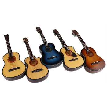 Noworodek zdjęcie rekwizytu Mini antyczna gitara dla chłopców dziewcząt Studio sesja zdjęciowa Instrument muzyczny rekwizyty gitara klasyczna