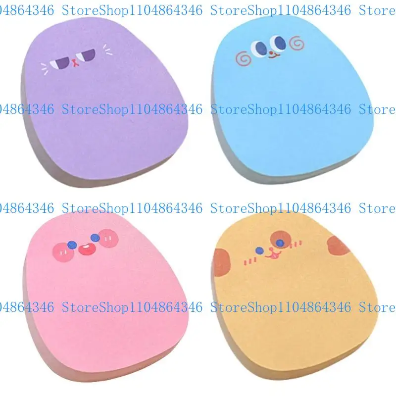 5Asd 60 feuilles nouveauté note note auto-adhéive Paper Paper Cartoon Note Paper 2.3x2.5in pour Fridges Computer Notebook