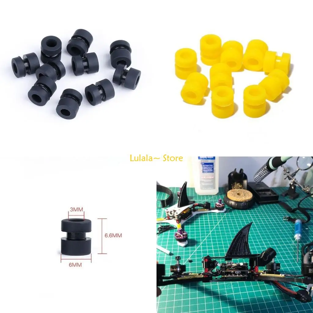 

Y4QA 20PCS Soft Rubber Damper шарики для FPV F4 F7 Rely Controller R/C ACCS