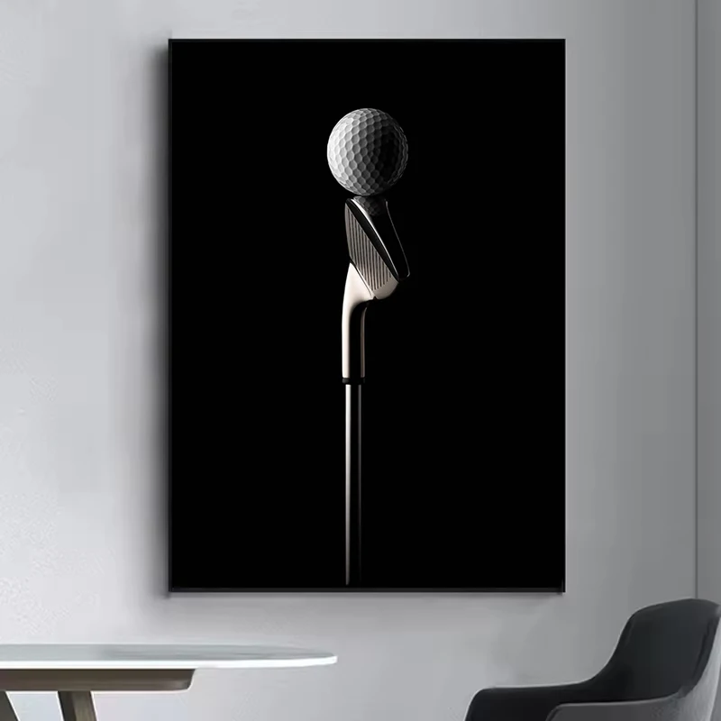 

Luxury Golfers Art Poster Modern Living Room Paintings Interior House Decoration Posters for Wall Painting Canvas Kitchen Decor