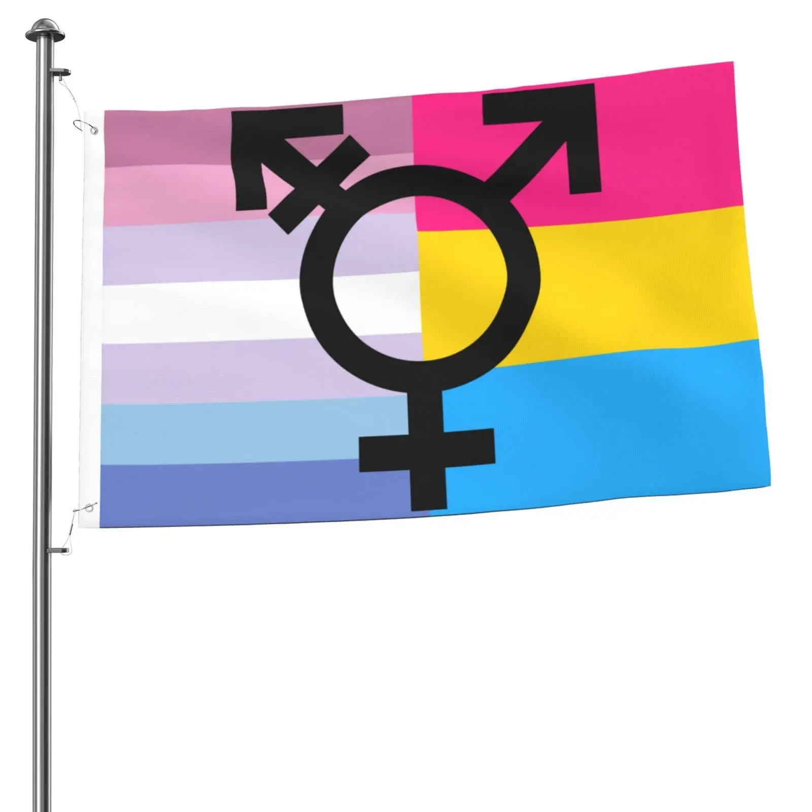 Flagnshow 100% Poliestere, Bandiera Trans, Pansessuale e Bigender: Recensione e Valutazione