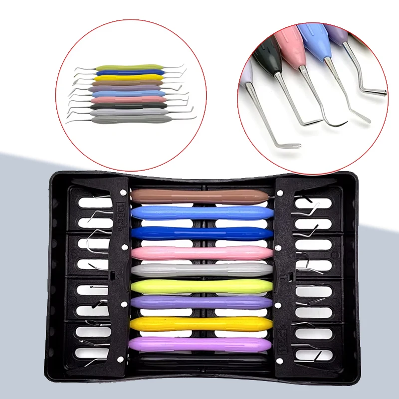 

10 шт., набор стоматологических силиконовых шпателей, инструменты для наполнения композитной смолы для эстетической стоматологии