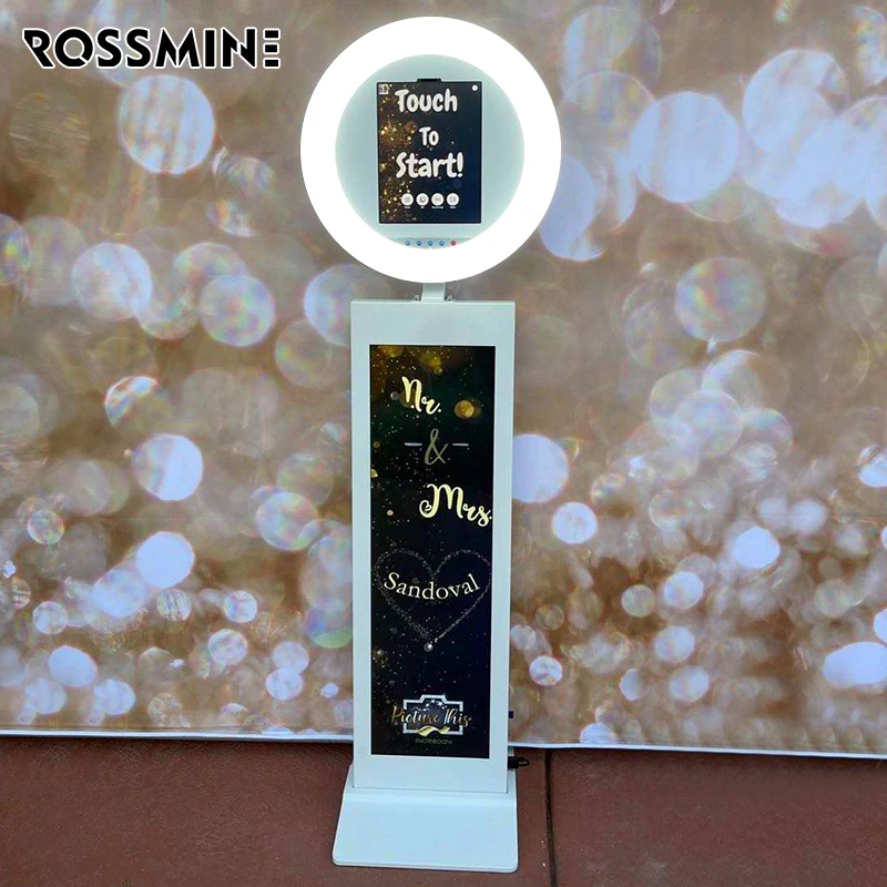 

High-quality Photo Booth For Ipad With Lcd Screen Selfie Photo Booth Surface Pro With Ring Light For Photobooth