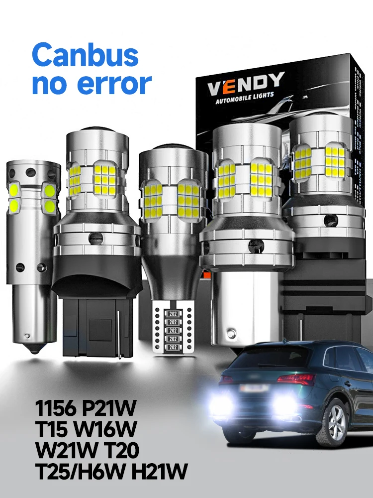 2 Stück LED-Rückfahrlicht 1156 BA15S P21W 7506 T15 W16W 921 7440 W21W T20 7443 W21/5W 3157 P27/7W T25 3156 P27W Backup-Lampe Canbus