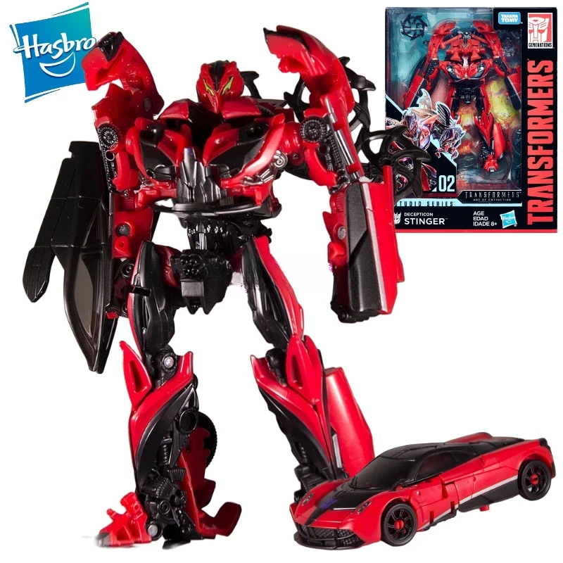 

In Stock Hasbro Studio Series Age Of Extinction SS02 Decepticon Stinger Action Figure Model Collection Toy Gift