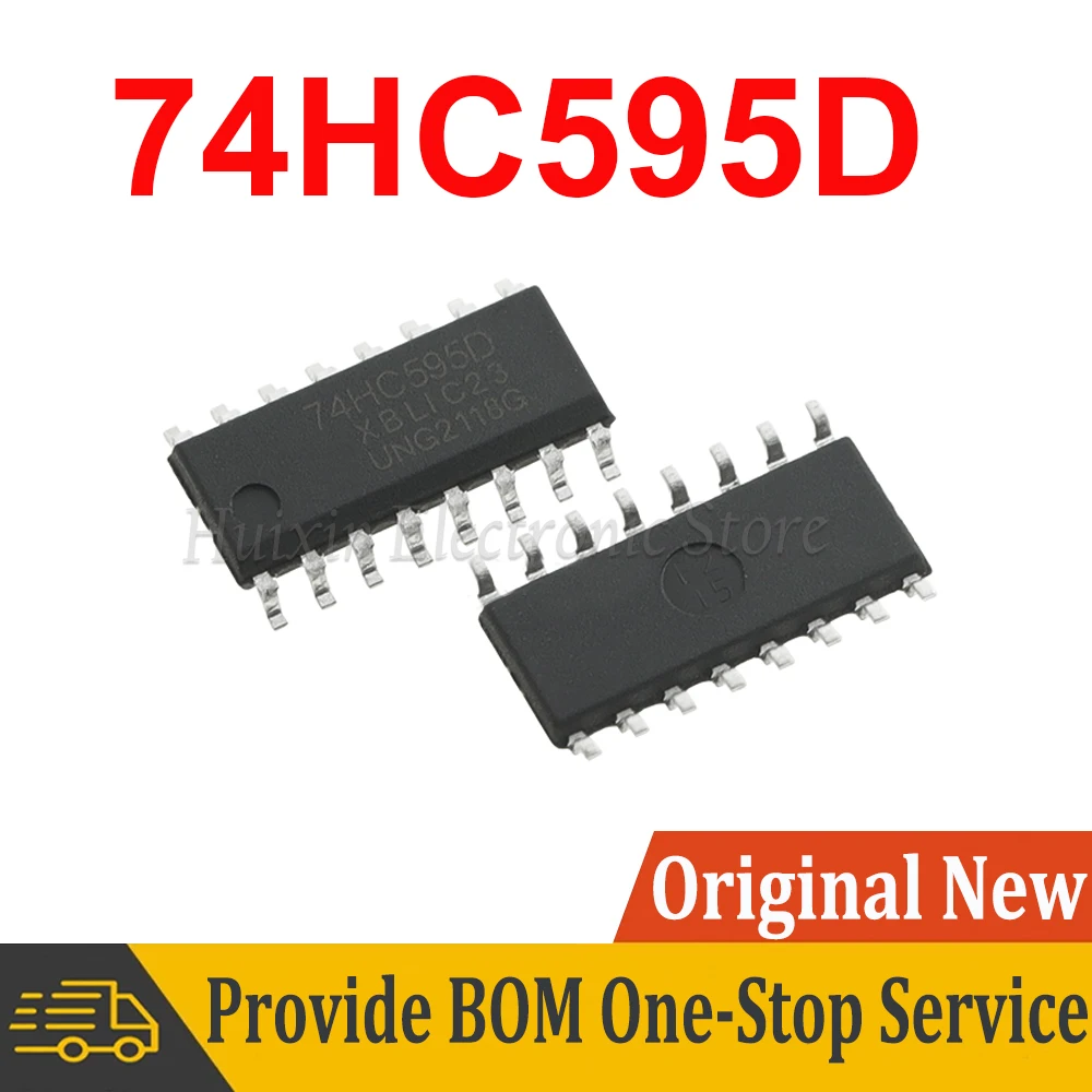 10PCS 74HC595 SOP16 74HC595D SOP SN74HC595D SOP-16 SMD SOP SMD New and Original IC Chipset