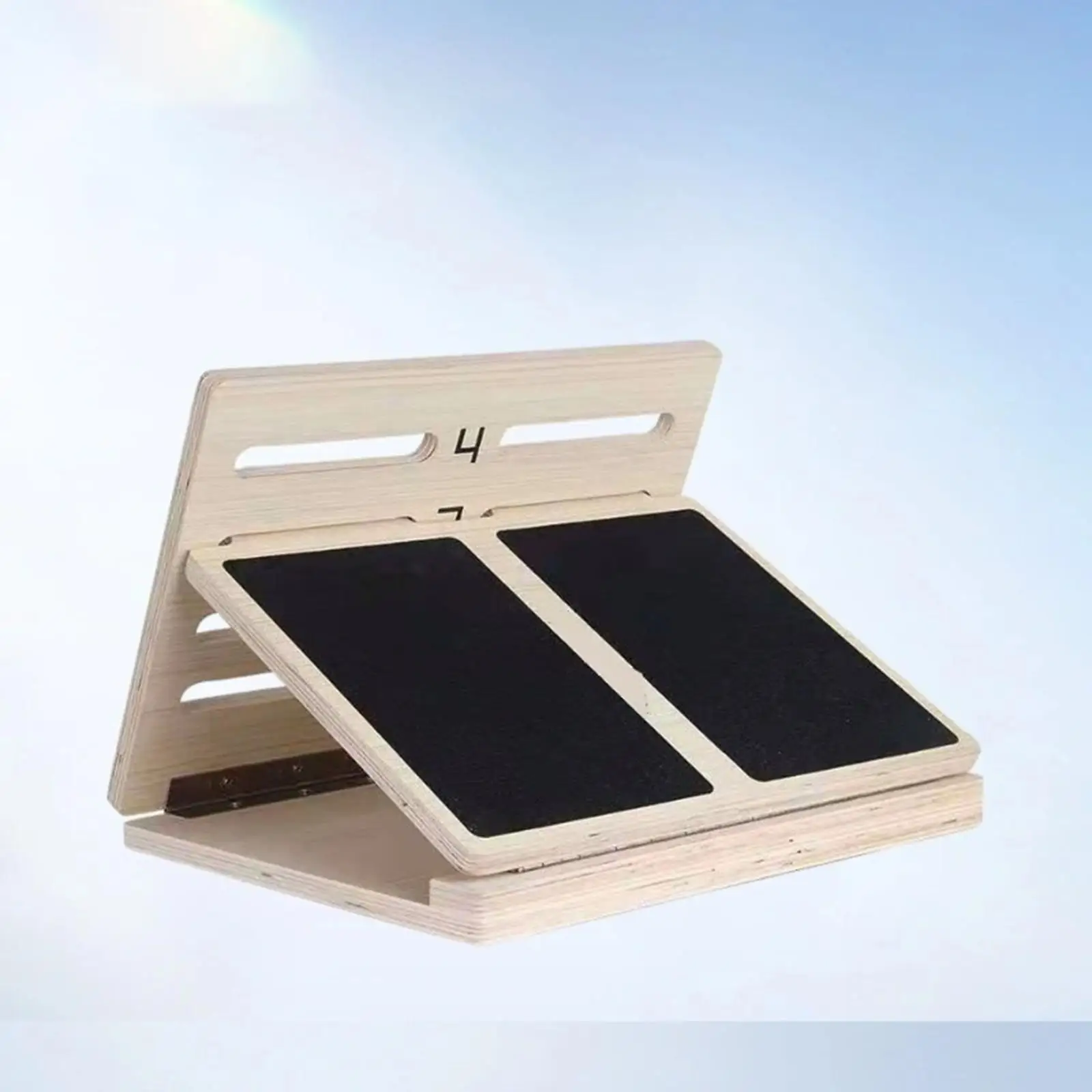 

Wooden Slant Board Anti Slip Calf Stretch Board for Squats Ankle Knees