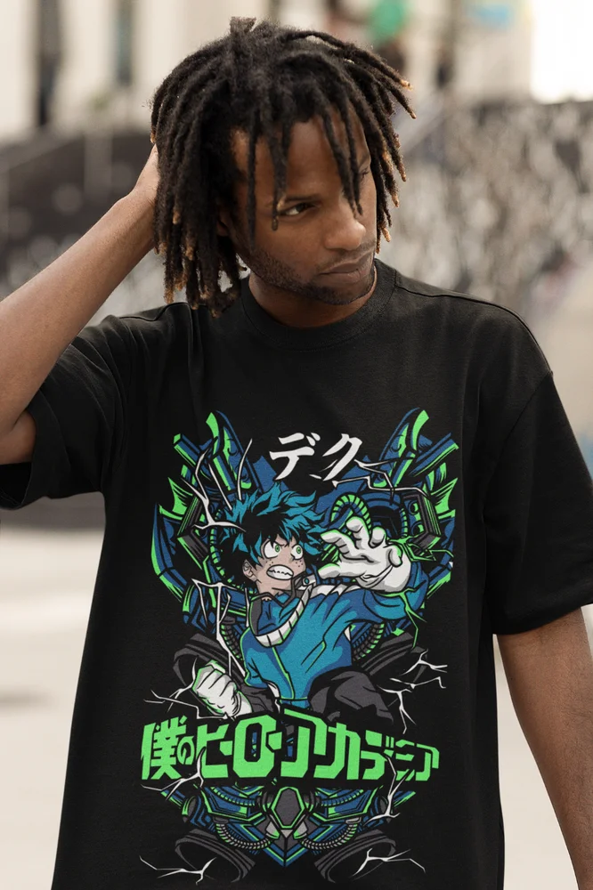 Toda a Camisa de Izuku Midoriya, Boku Não, Hero Academia, Tee Deku