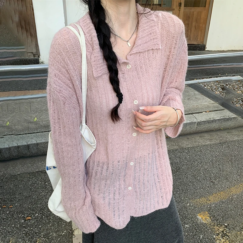 

Trendix прозрачный вязаный свитер, кардиган для женщин, зимняя сексуальная куртка с длинными рукавами, зимние базовые вязаные кардиганы