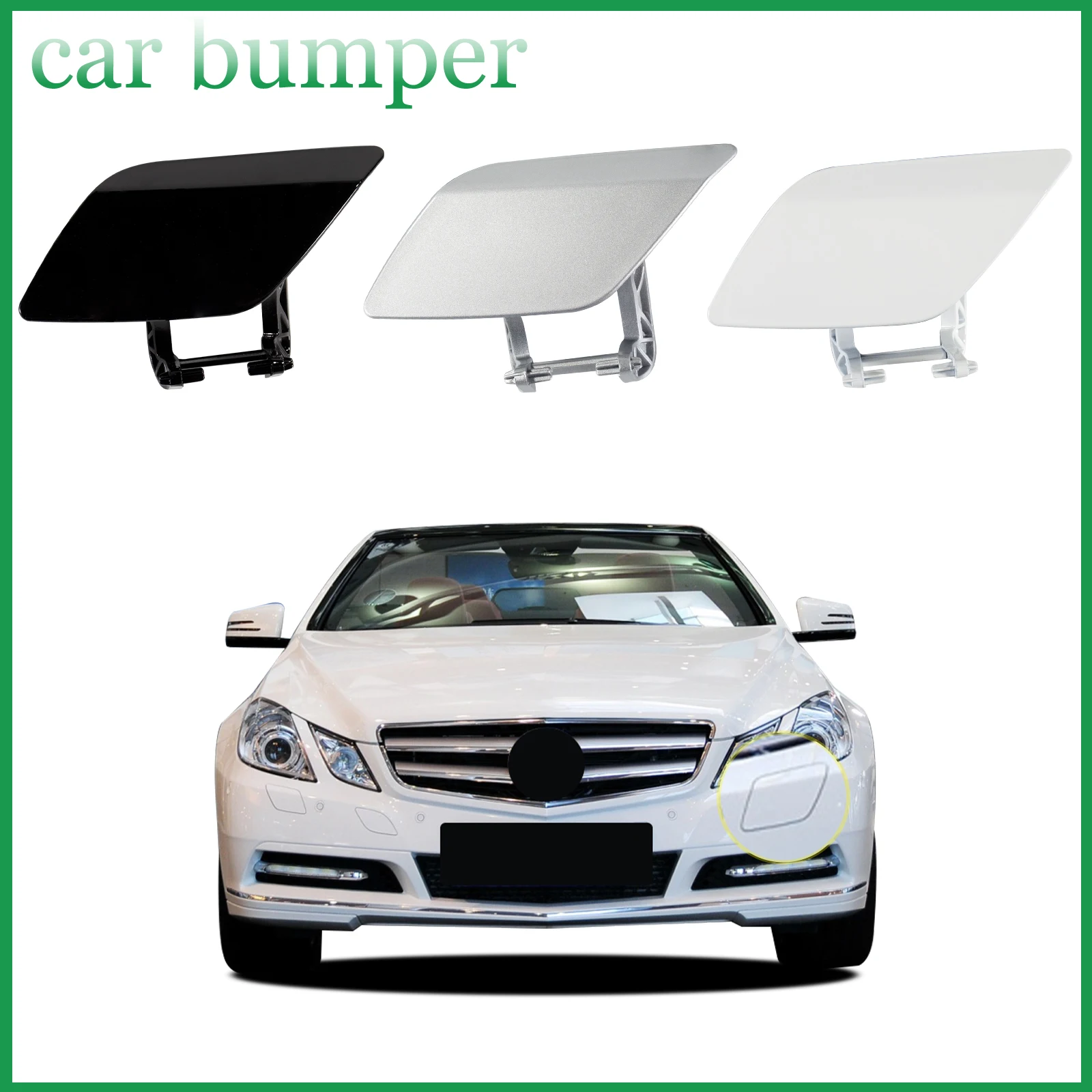 

Front Bumper Headlight Washer Cover Fit For Mercedes Benz E-Class W207 2010-2013 A2078800105 A2078800205 Water Spray Cover
