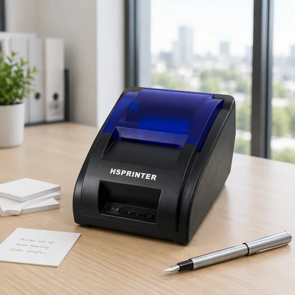 HSPOS HS-58 58mm Thermal Receipt Printer 48mm Print Width 70mm/s ESC/POS USB Bluetooth wifi  Network port serial port