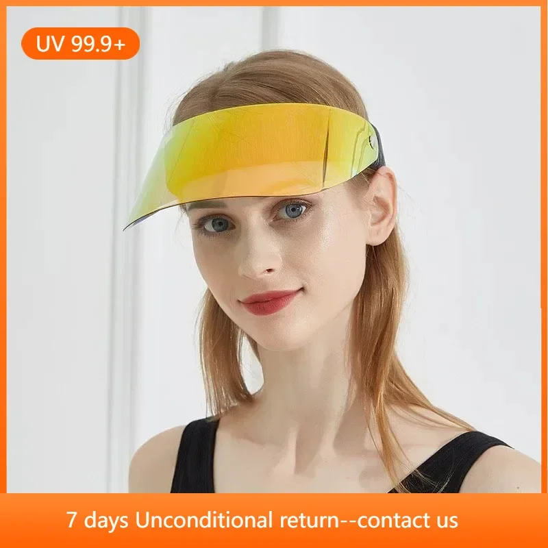 

New Summer Hats for Ladies Men Breathable Empty Top Golf Hats Cycling Outdoor Sport Sunshade Visors Sunscreen Beach Accessory