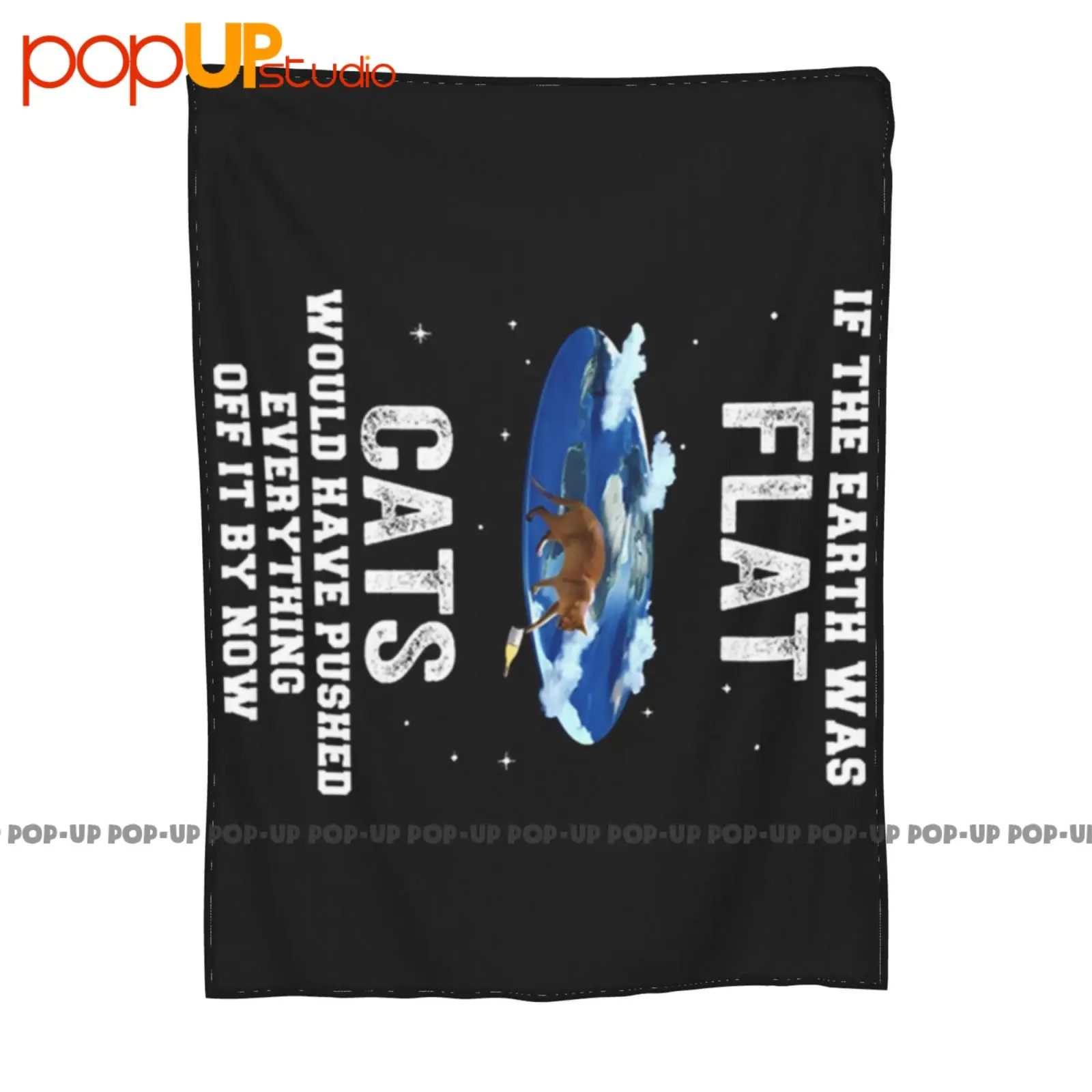 Science If The Earth Was Flat Cats Would Ultra-Soft Blanket Quilt Winter Sofa Cover Bed Covers