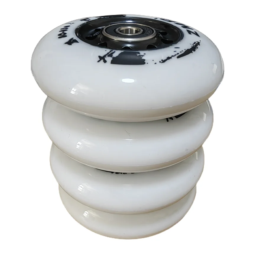 Łyżworolki koło skate wheel czarny biały koło PU 80A 85A 72mm 76mm 80mm