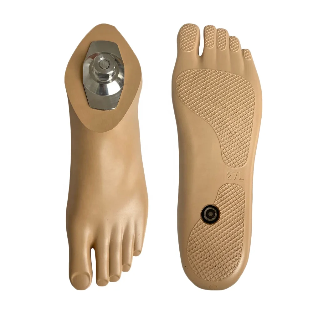 Prosthetic Parts Waterproof & non-slip SACH Foot With Plastic Core With Adapter Prosthetic Foot