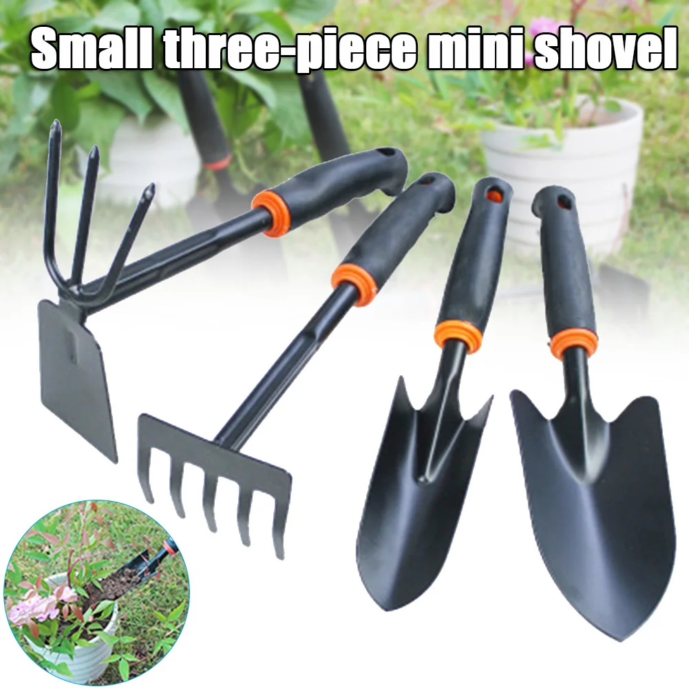 Iron Shovel/Hoe/Rake For Gardening Tool Multifunctional Double-Sided Planting Tool For Garden Digging,Transplanting,Weedin