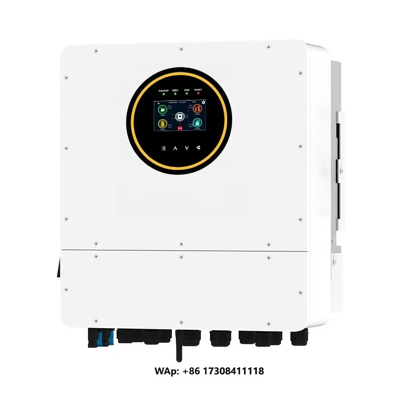 Single Phase 6000KVA Hybrid Solar Inverter Parallel 6KW Dual Output  on Off Grid Hybrid Inverter