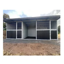 High Quality and Professional Durable Portable Horse Box Stable Temporary Horse Stalls HDPE Panels with Colorbond Roof