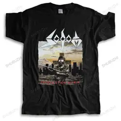 SODOM PERSECUTION MANIA T-SHIRT new cotton  men t shirt fashion rock punk tees and tops pattern prin hip-hop tshirt