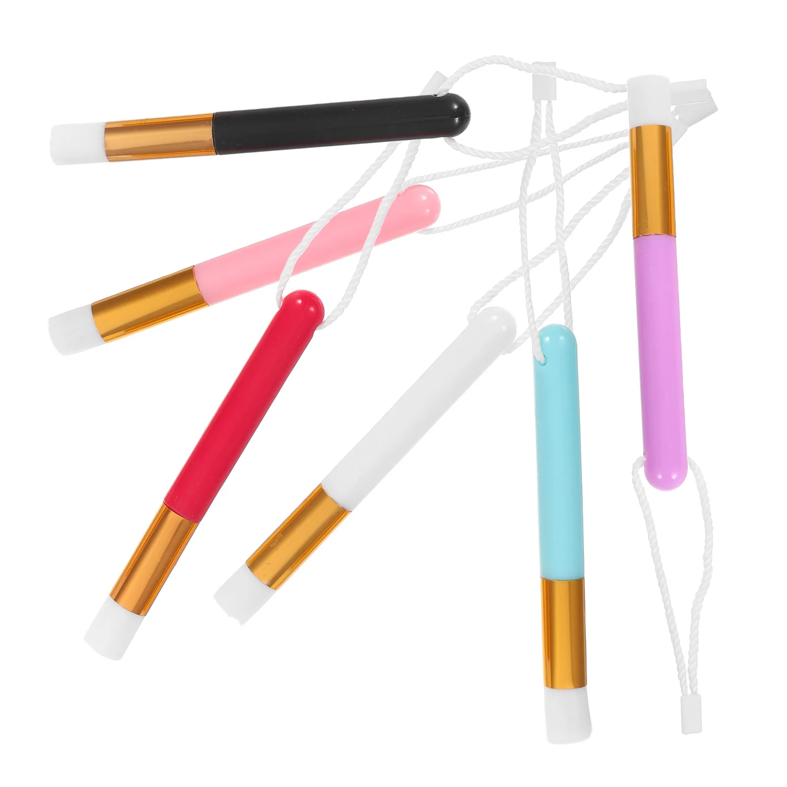 

6Pcs Mini Ink Blending Brushes Compact Design for Precision Crafting Card Making Pigment Mixing Artistic Projects