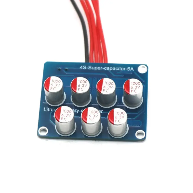 3X 4S 6A Active Equalizer Lifepo4 Li- Battery Balancer Energy Transfer Balance Board F/ 4 Strings 12V BMS Protection