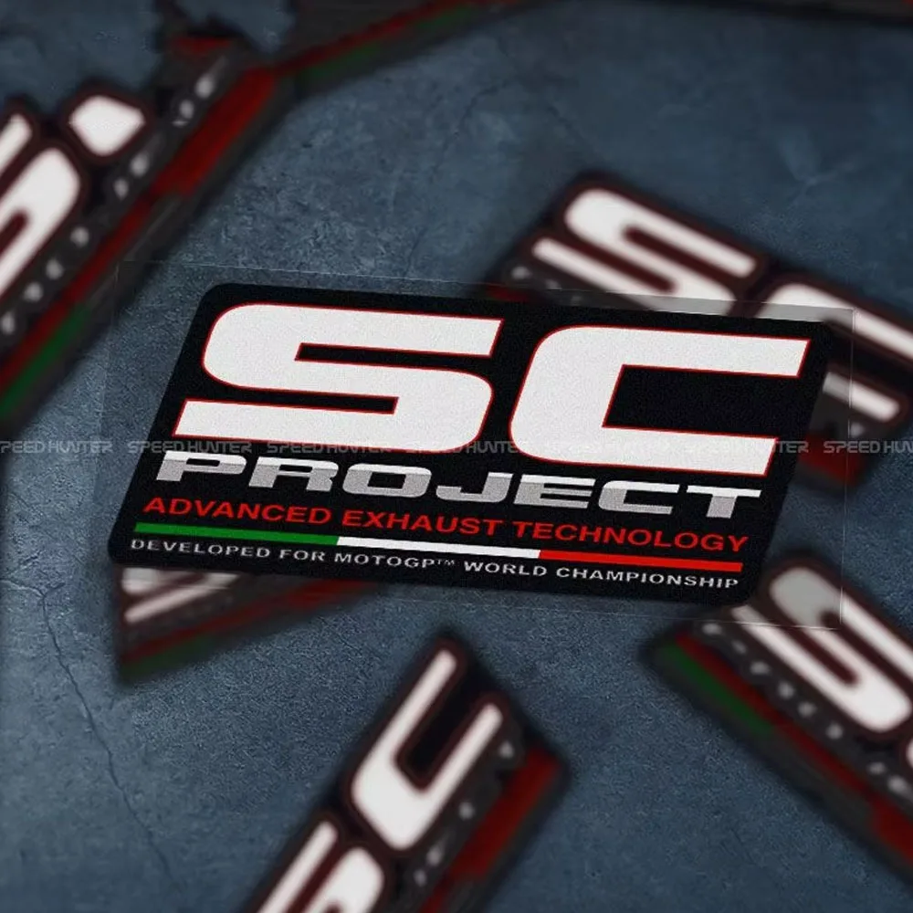 

Moto Exhaust Pipe Reflective Stickers Suitable for SC Project Exhaust Pipes Waterproof and Heat Resistant Decoration Stickers