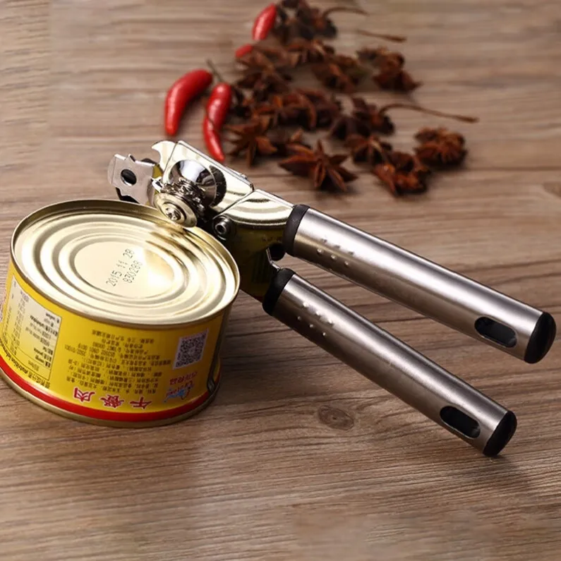 

Shibazuo Can Opener Stainless Steel Commercial Artifact Multifunctional Open Tin Universal Kitchen Lunch Meat Canned Knife