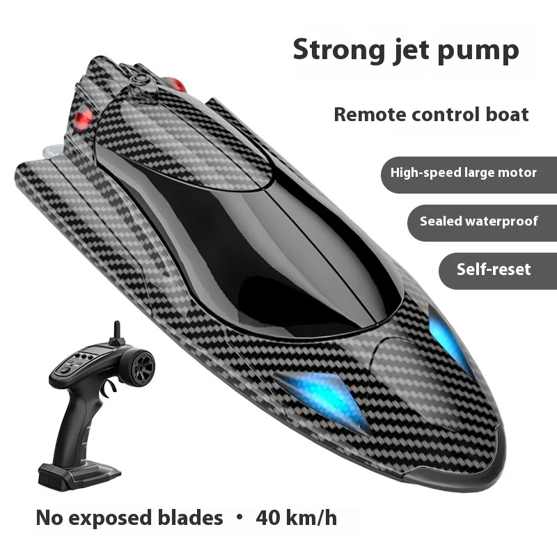 

New Rc Remote-Controlled Boat Fy011 Speedboat Rowing High-Speed Boat Racing Water Toy Water-Cooled Vortex Jet Boat Model