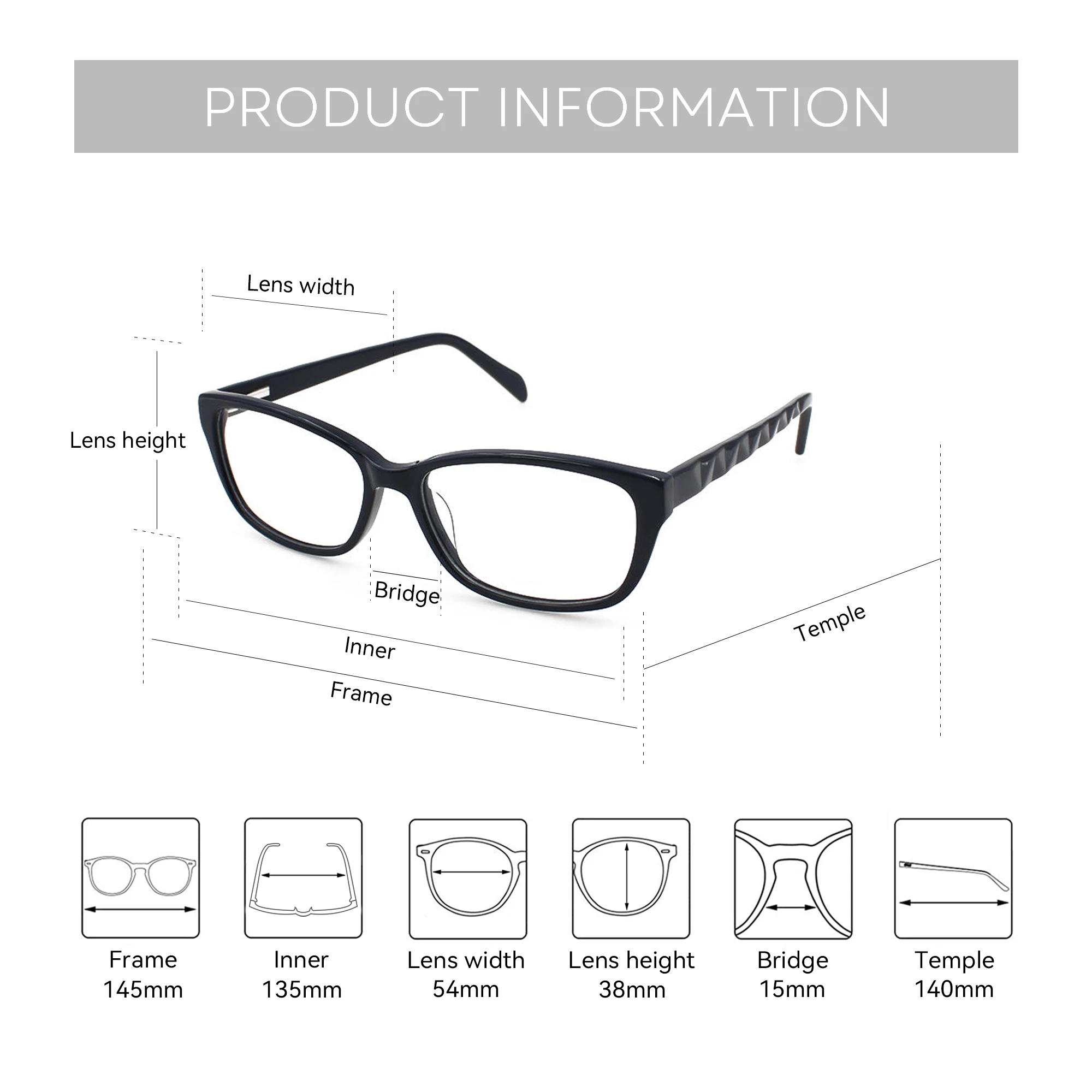 Прямоугольные ацетатные очки BLUEMOKY по рецепту, женские квадратные прогрессивные оптические очки с изменением цвета, анти-синий свет, близорукость