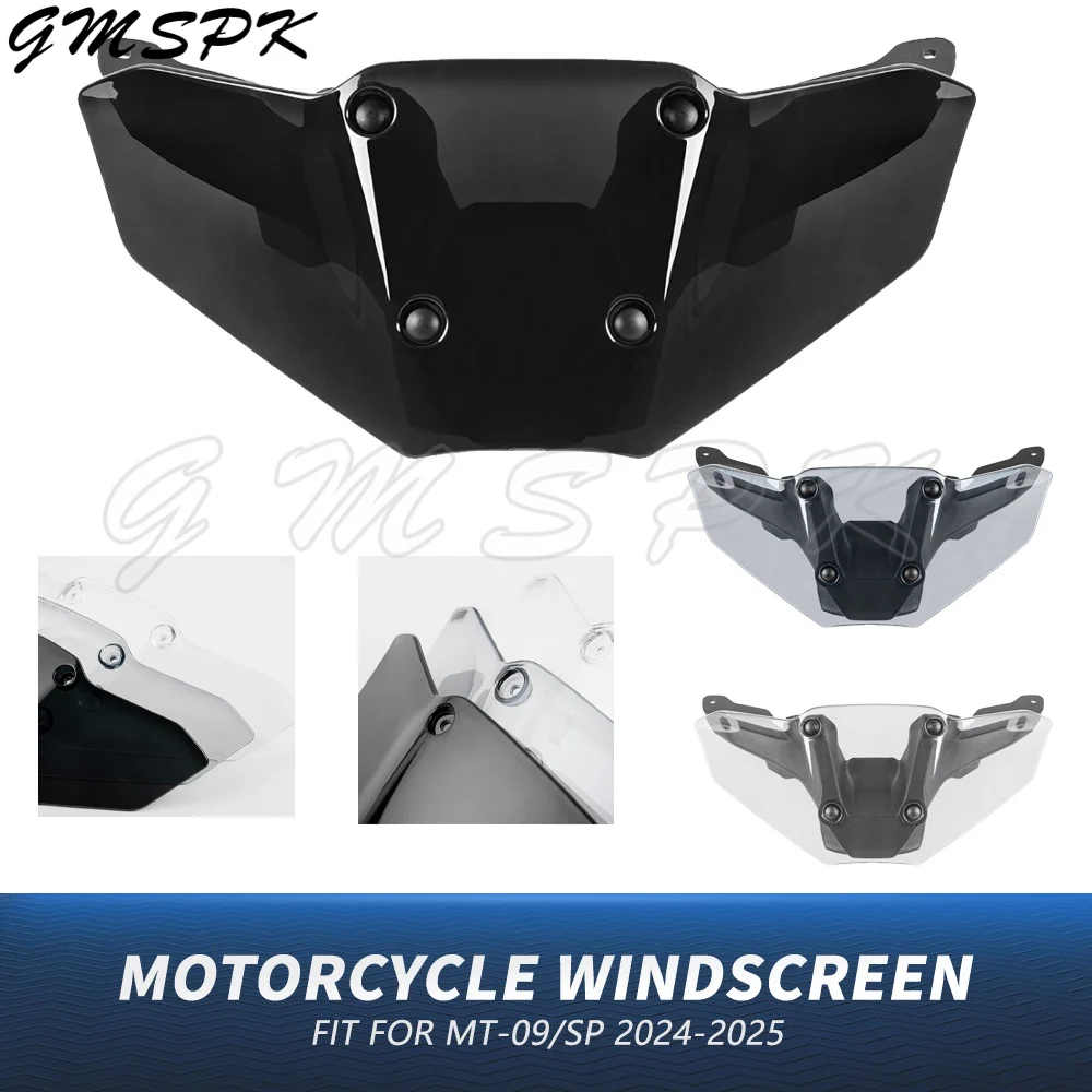 Fit For MT 09 MT-09 MT09 SP 2024 2025 2026 Motorcycle Fairing Windshield Windshield Bracket Wind Deflector Protection Flyscreen