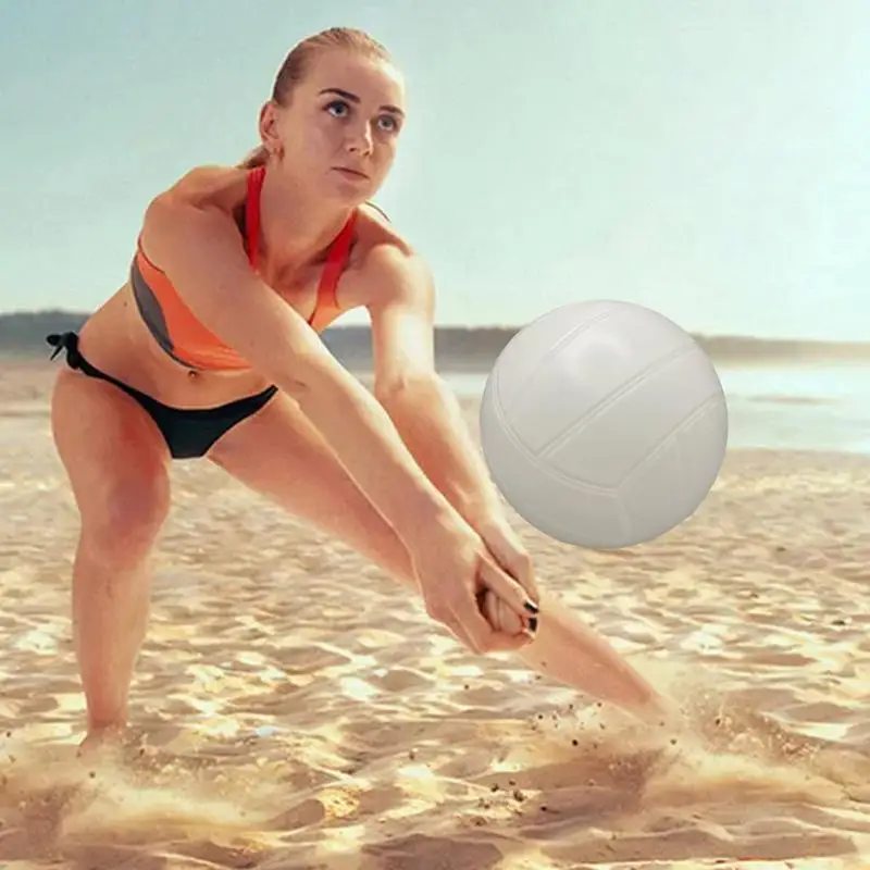 

Indoor Volleyball Thickened PVC Volleyball 22cm Bright Youth Outdoor Volleyball Beach Volleyball For Men Women