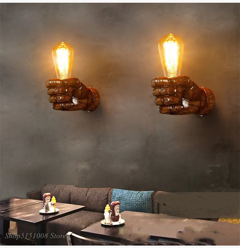 Luminária de parede de metal, estilo nórdico, arandela decorada para a mão esquerda e direita, iluminação para casa, iluminação interna