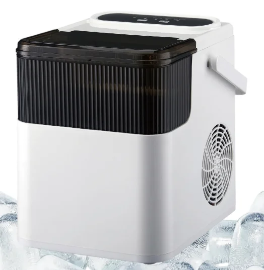 

Energy Saving Twin Cube Quick-Freeze Ice Machine Visual Ice Monitoring for and Outdoor Use Electric Compressor