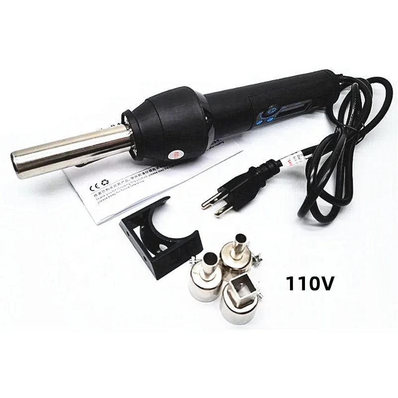 110V/220V 8858-i Portable Digital Hot Air Hot Air Gun Rework Soldering Station Blowing Soldering Gun 650W