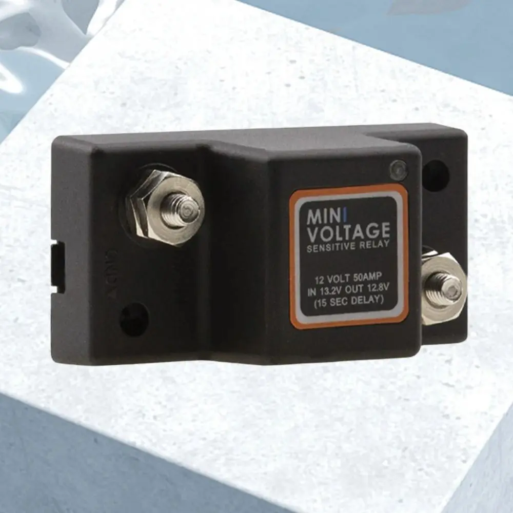 

Waterproof Dual Battery Isolator Efficient Seamless Battery Switching Voltage Sensitive Relay Easy Installation Intelligent
