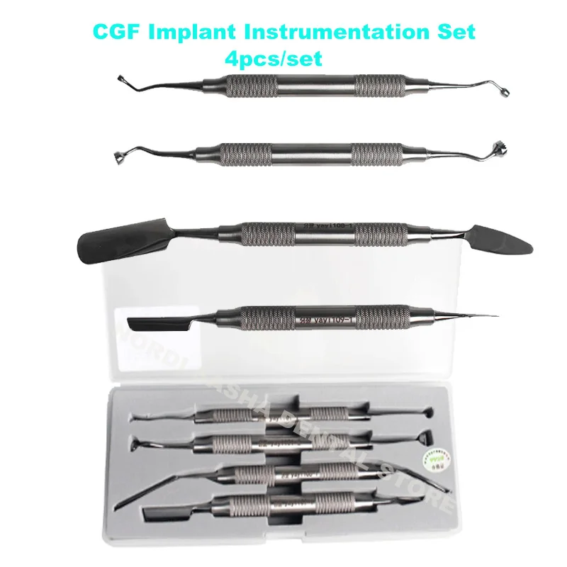 

4Pcs/Set Dental PRF Platelet CGF Centrifuge Tool Box CGF Implant Instrumentation Set CGF Filling Sets 101-1, 101-2, 108-1, 109-1