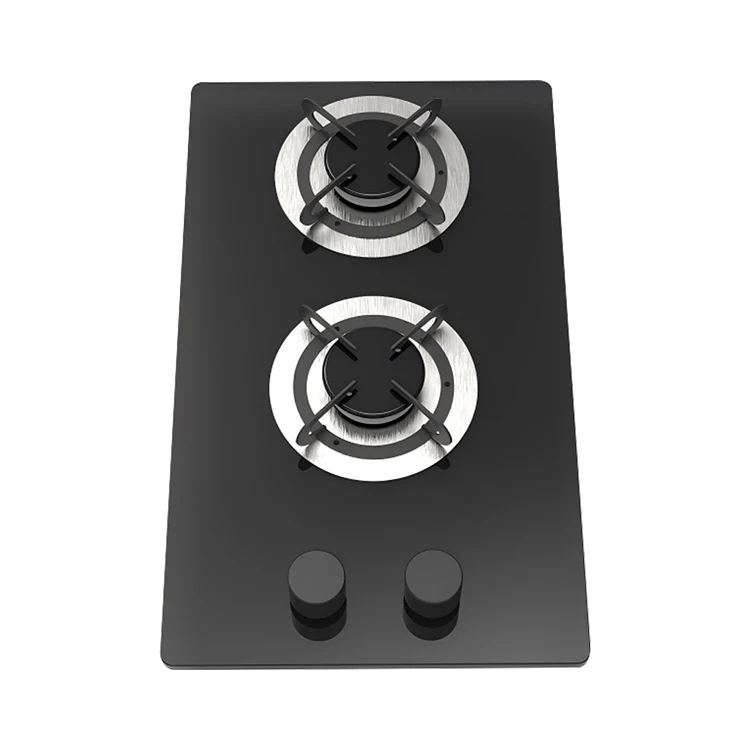 

JDA Slim 2 Burner RV Gas Stove Black Tempered Glass Portable Camper Stove For Van Life Mobile Kitchen & Caravan