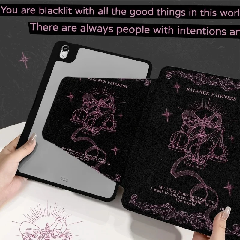 Suitable for iPad cover, acrylic, tablet case, creative personality