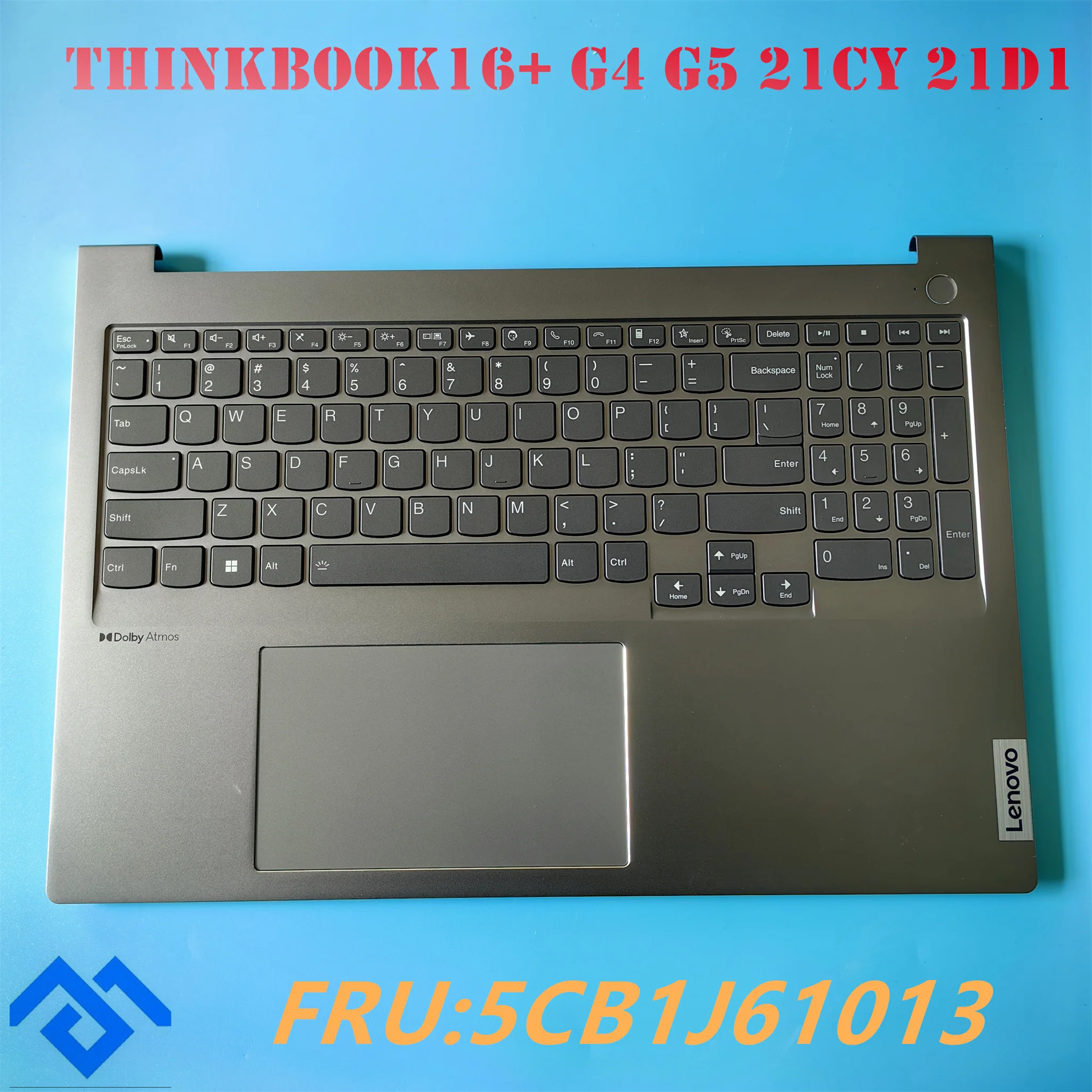 

US English Backlight keyboard palmrest assembly for LENOVO THINKBOOK16 G4 IAP ARA G5 APO ARP APH IRH 21CY 21D1 series