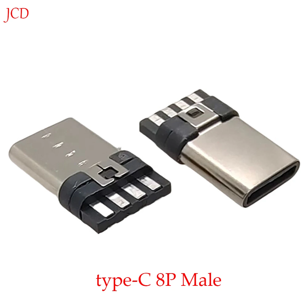 2/5/10PCS TYPE-C Male Simple Charging Data Model USB3.1 Fast Charging TYPEC Direct Welding Board Less Connector 8P