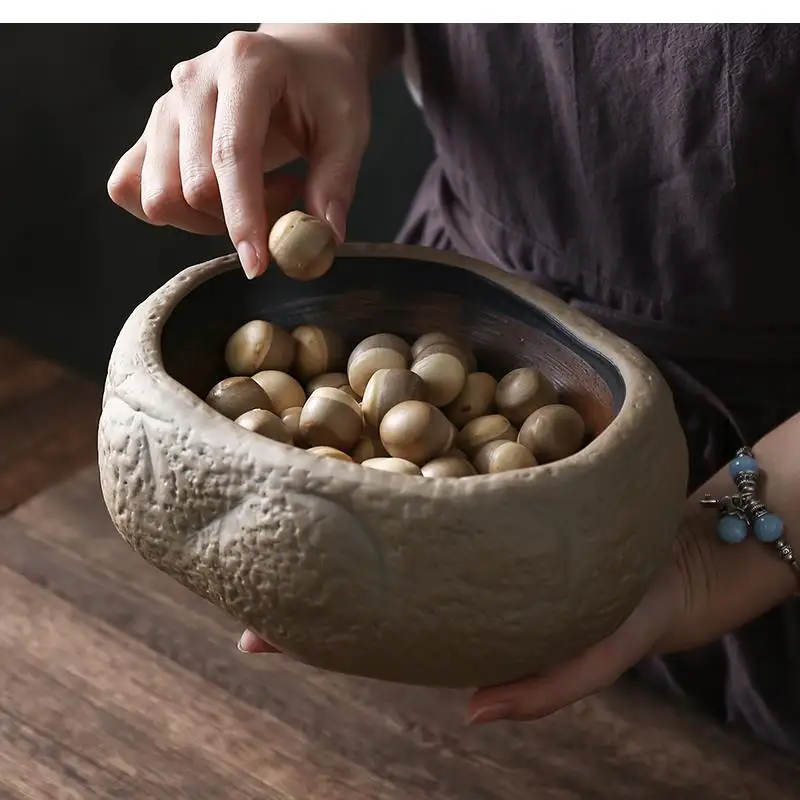 

Японская керамическая чаша в стиле ретро, посуда специальной формы, слиток, тарелка для суши, специальный ресторан, овальные кухонные принадлежности